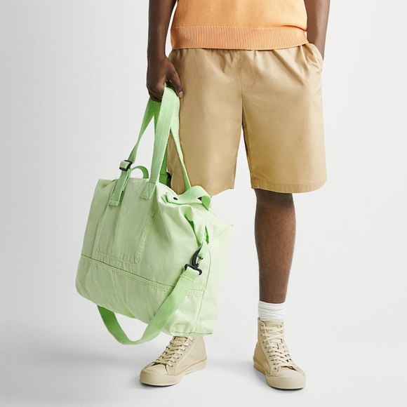 Zara Other - ZARA WASHED EFFECT COTTON TOTE BAG - NWT